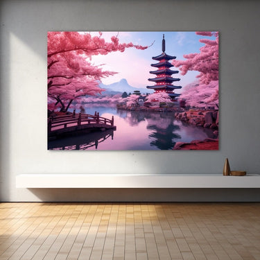 Cherry Blossom Japan Painting